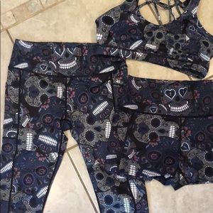 Cvg midnight skulls print bundle